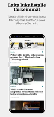 Turun Sanomat android App screenshot 0