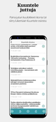 Turun Sanomat android App screenshot 1